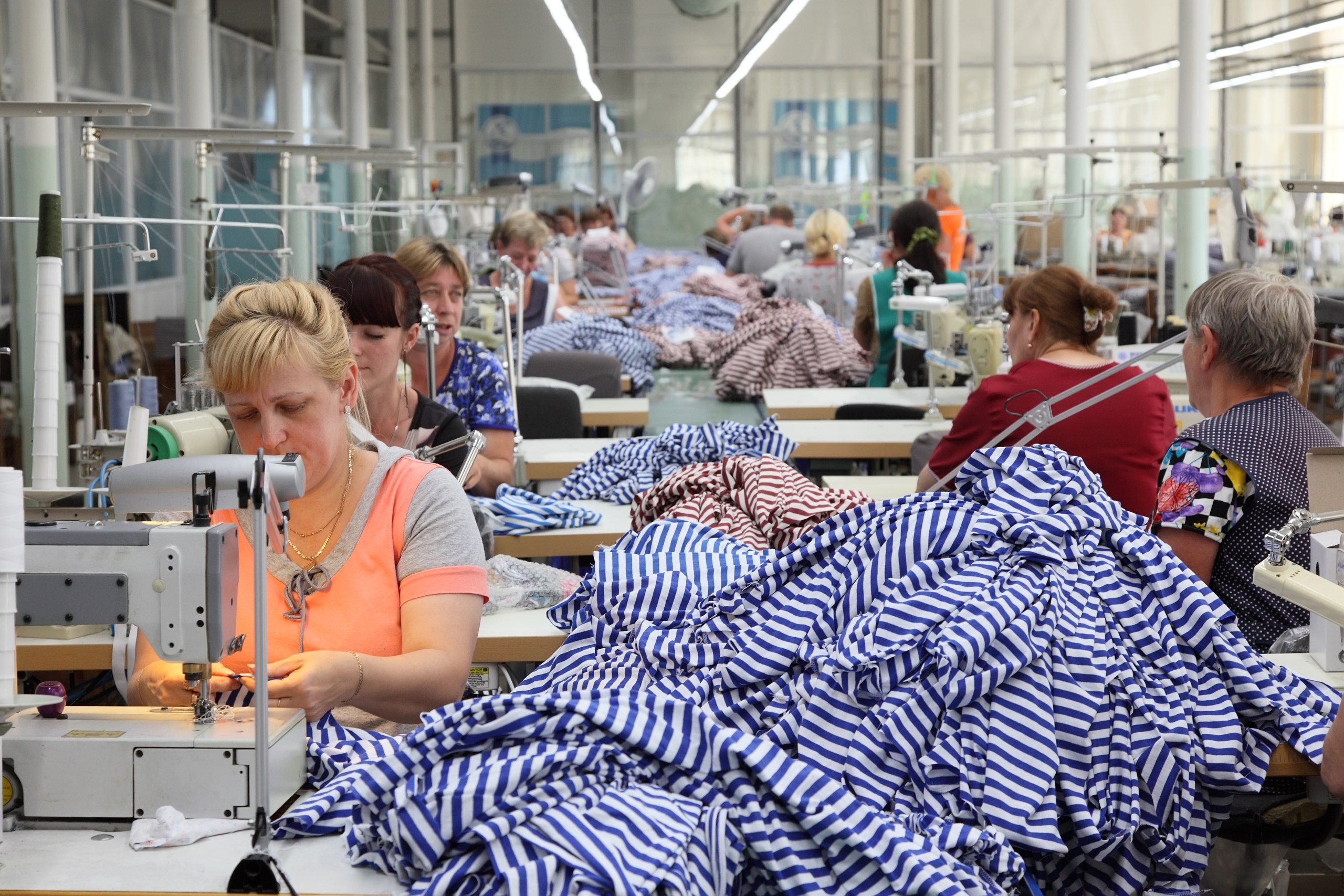 Текстильные предприятия различаются по структуре